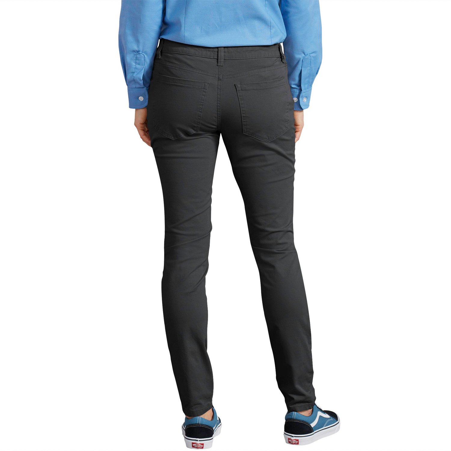 Dickies Women's Perfect Shape Skinny Twill 4-Pocket Pants - view number 2