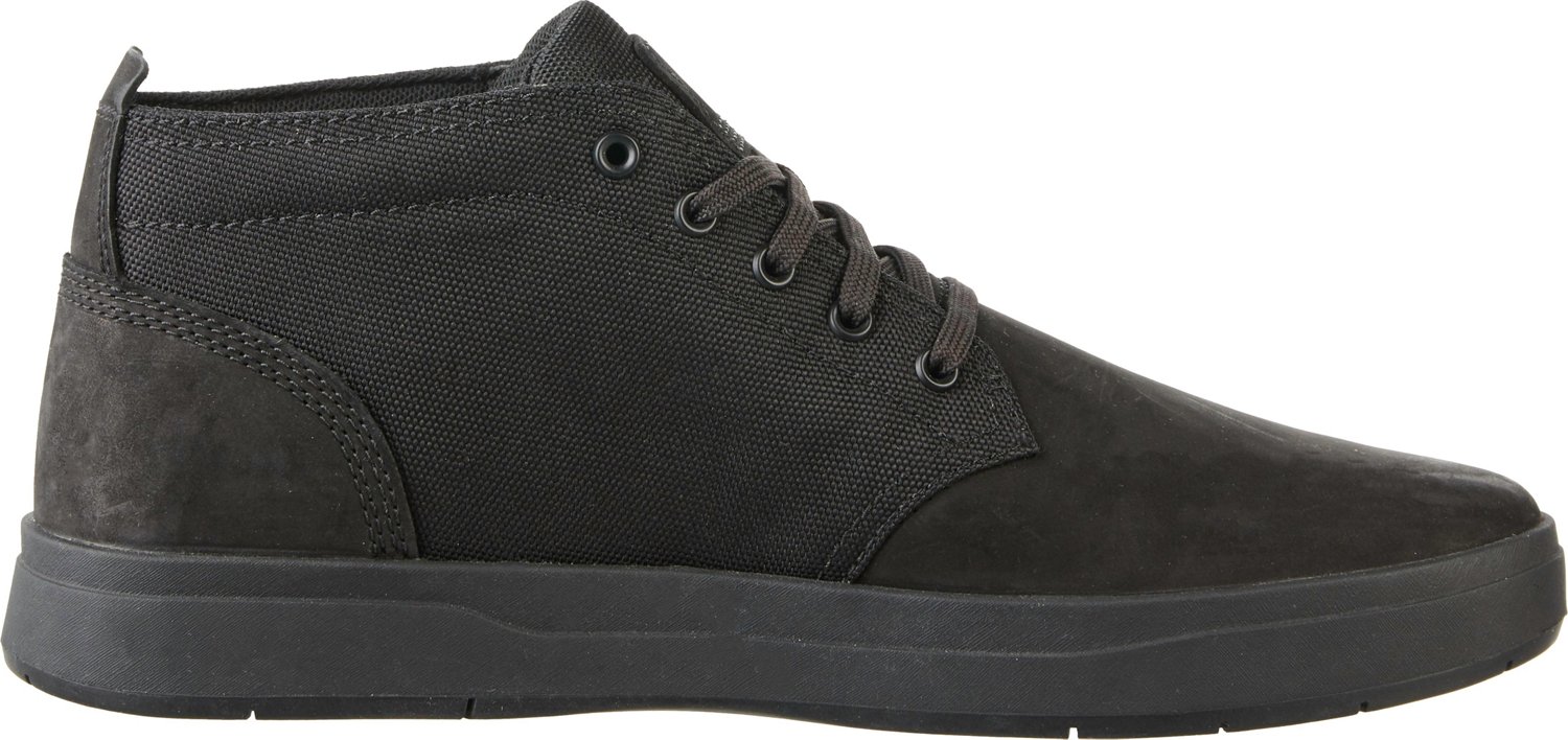 timberland men's davis square fabric and leather chukka boots