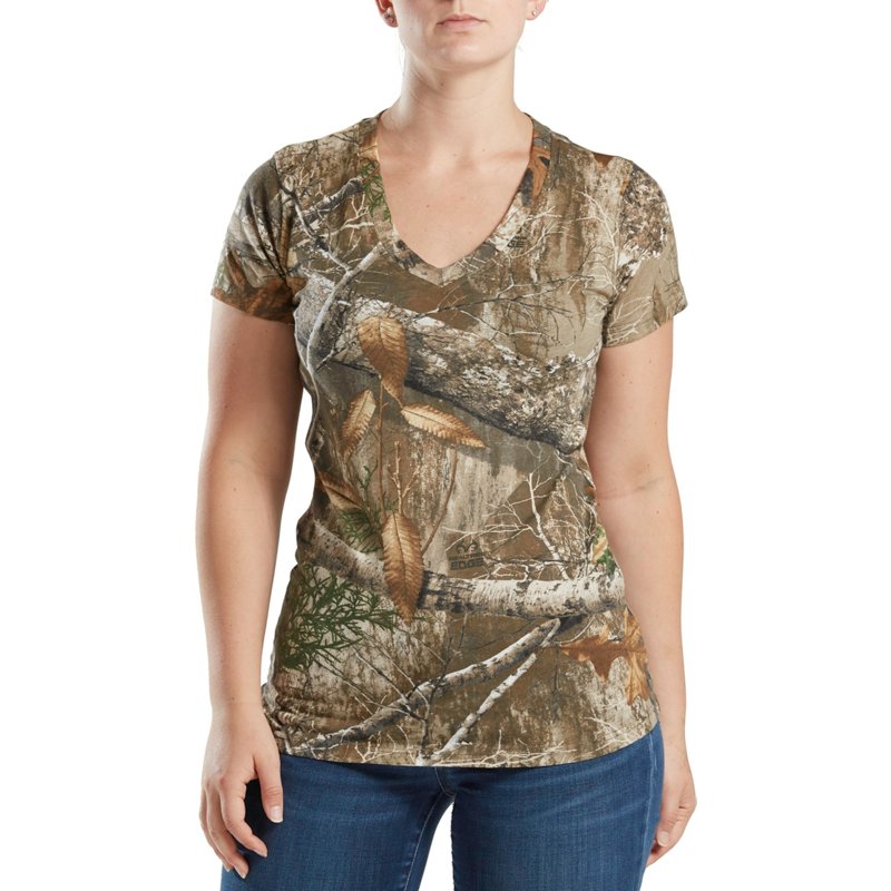 Magellan Outdoors Women's Hill Zone Short Sleeve T-Shirt, Small - Ladies Non-Insulated Camo at Academy Sports product image