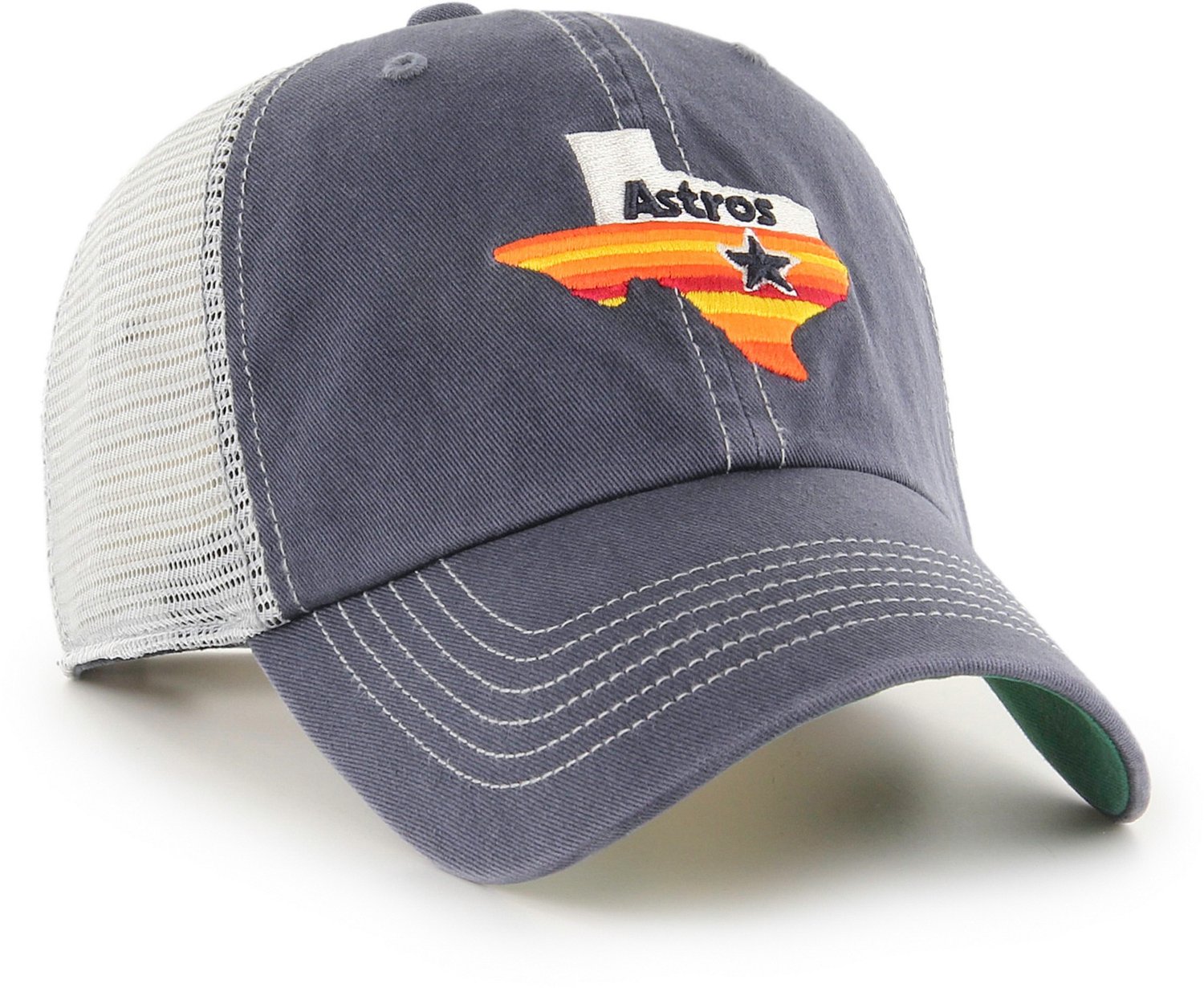 47 Houston Astros Men's Trawler Clean Up Cap Navy Blue - MLB Caps at Academy Sports