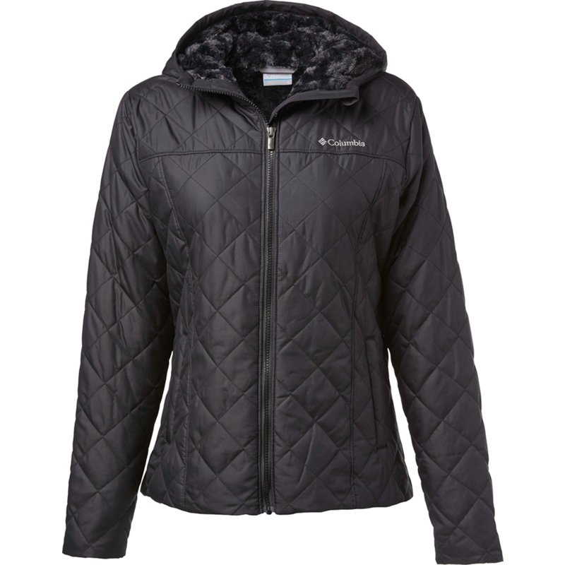 Columbia Sportswear Women's Copper Crest Hooded Jacket Black, Small - Women's Ski Outerwear at Academy Sports product image