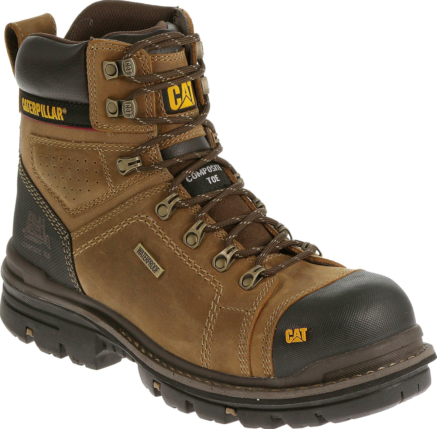 Cat Footwear Men's Hauler Composite Toe Lace Up Work Boots