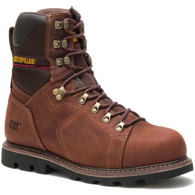 Cat Footwear Men's Alaska 2.0 Waterproof Thinsulate 8 in Steel Toe Lace Up Work Boots