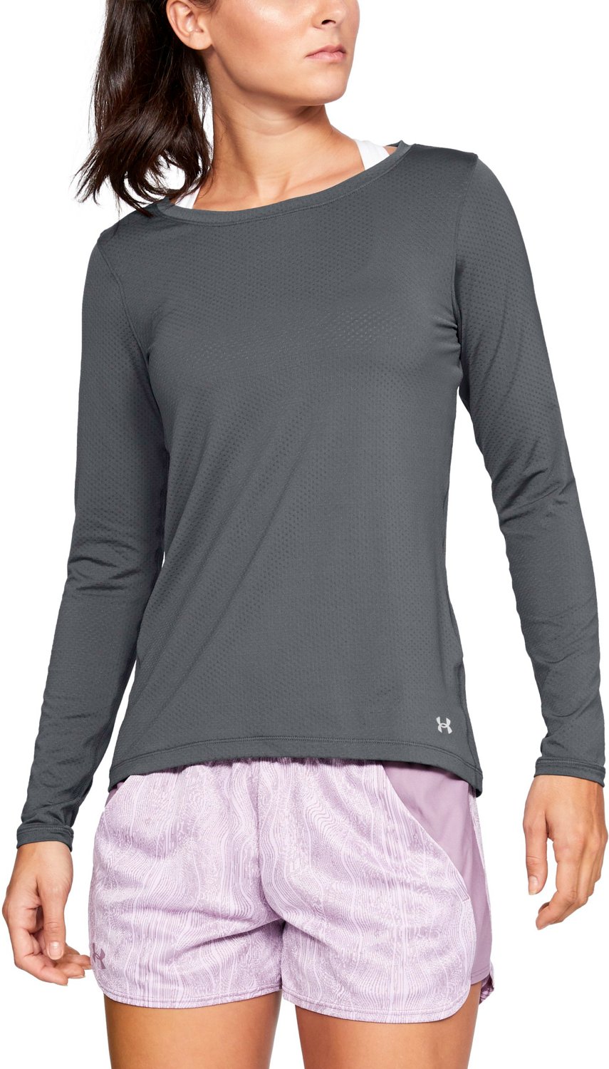 Under Armour Women's HeatGear Armour Long Sleeve T-shirt                                                                         - view number 1