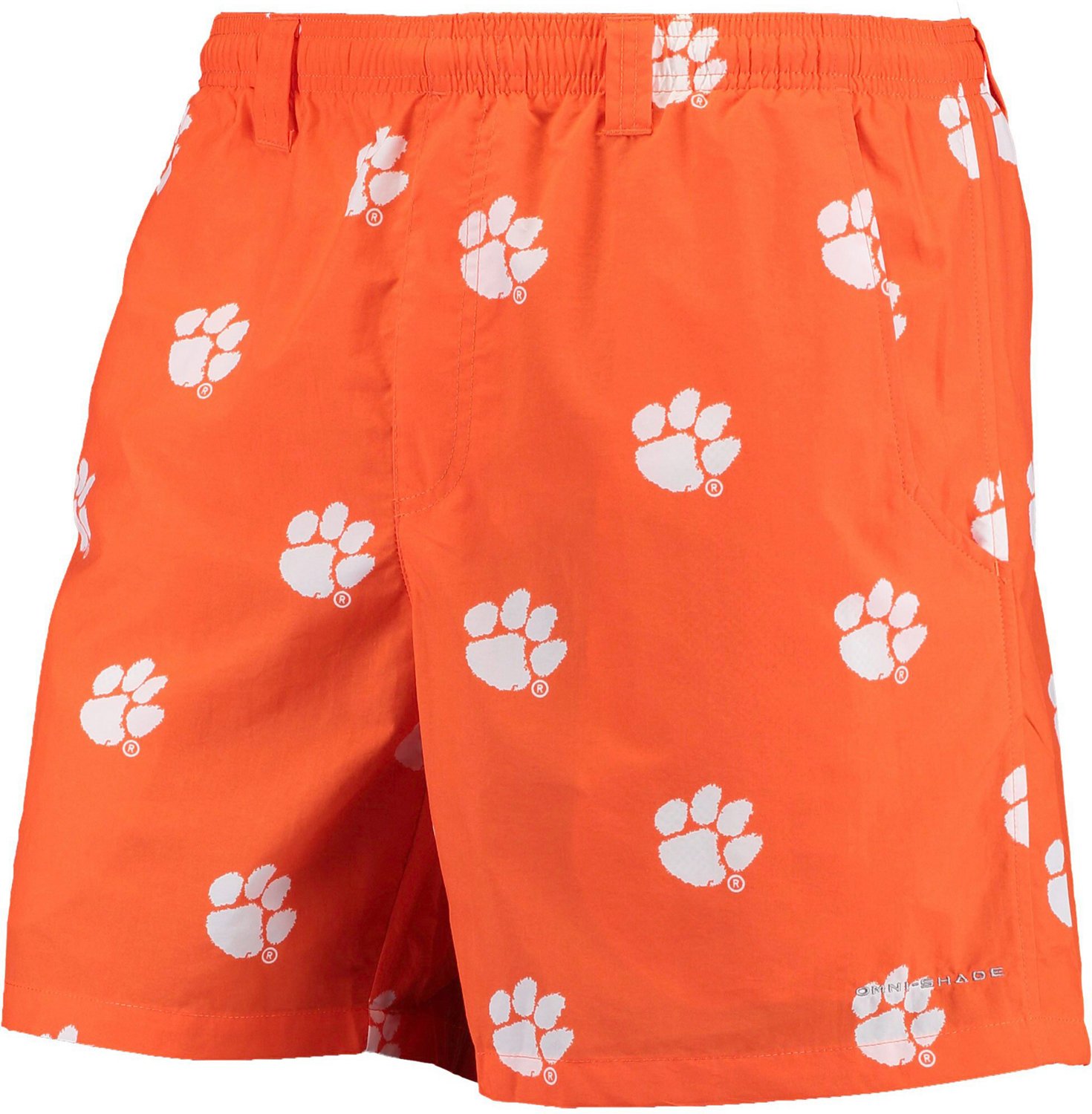 Columbia Sportswear Men's Clemson University Backcast II Printed Shorts - view number 6