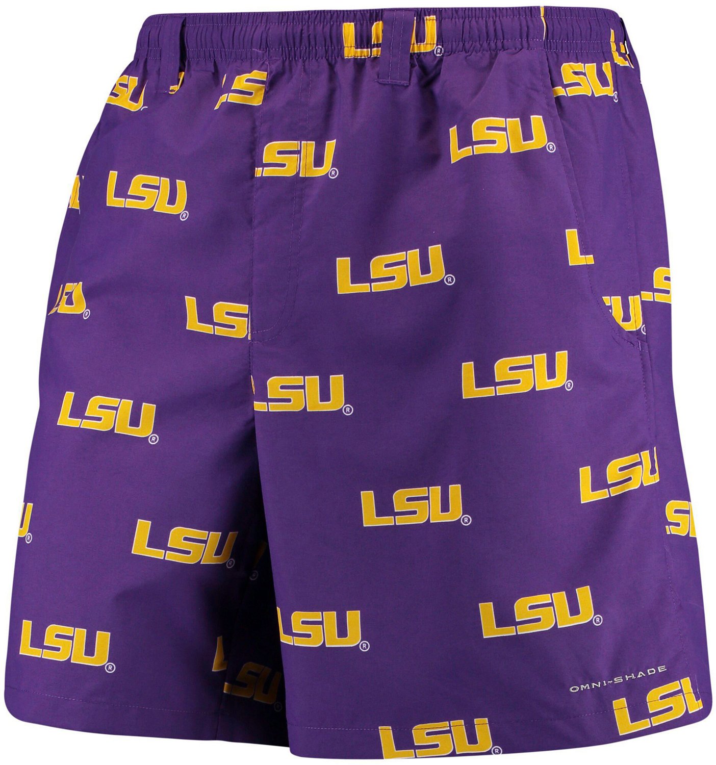 Columbia Sportswear Men's Louisiana State University Collegiate Backcast II Printed Shorts - view number 1