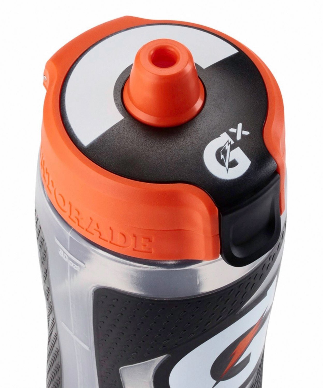 Gatorade Insulated Plastic Squeeze Bottle For Sports, Black, 30oz
