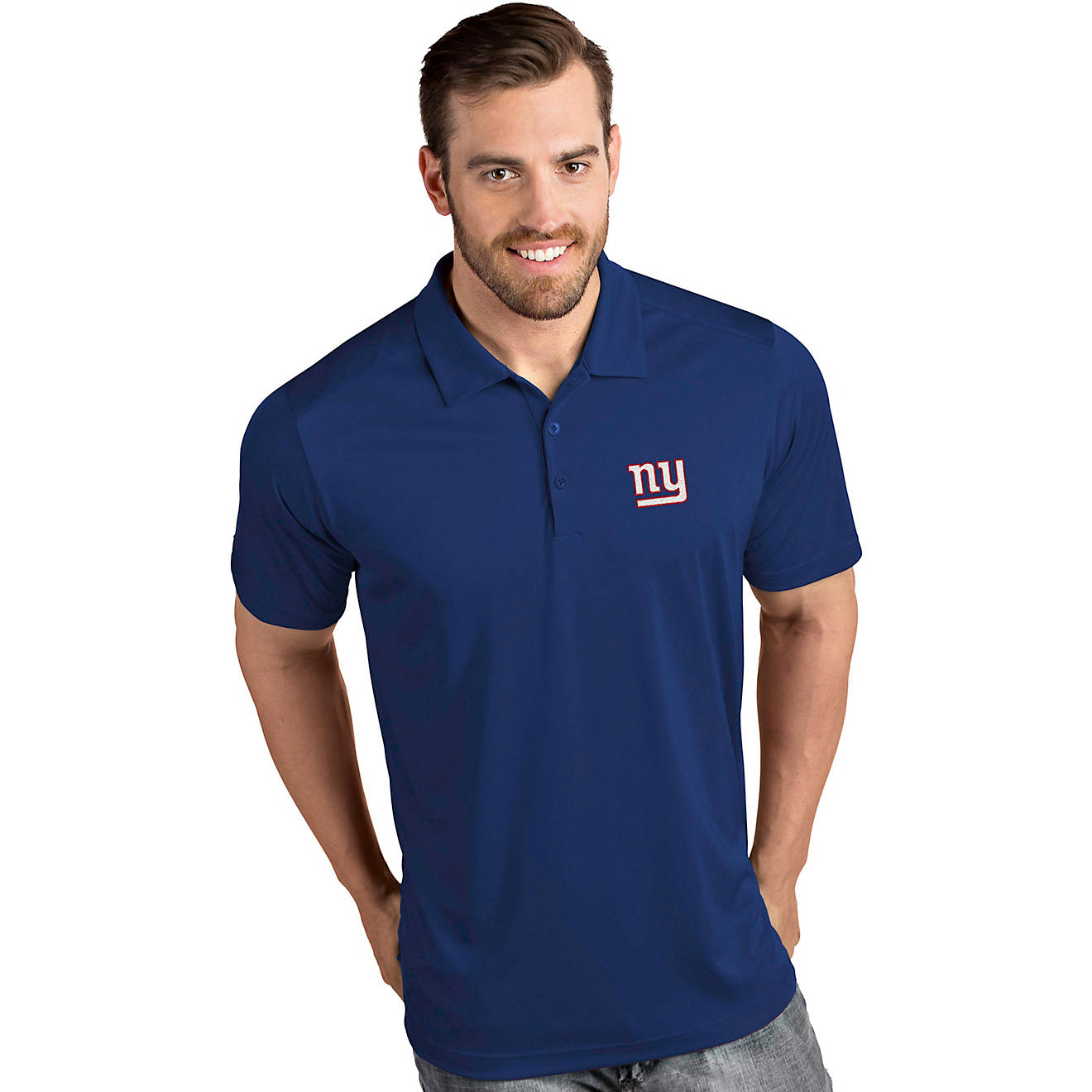Antigua Men's New York Giants Tribute Polo Shirt                                                                                 - view number 1