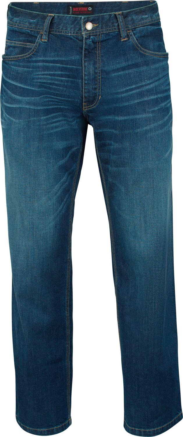 Wolverine FR Stretch Denim Work Jeans                                                                                            - view number 1 selected