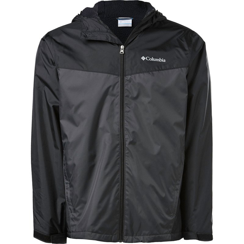Columbia Sportswear Men's Glennaker Sherpa Lined Jacket Black, 2X-Large - Men's Ski Outerwear at Academy Sports product image