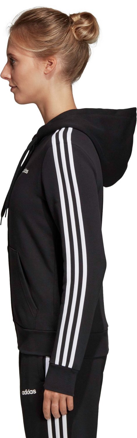 adidas Women's Essentials 3-Stripes Fleece Hoodie                                                                                - view number 3