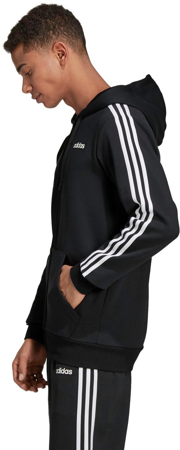 adidas Men's Essentials 3-Stripes Fleece Hoodie                                                                                  - view number 3