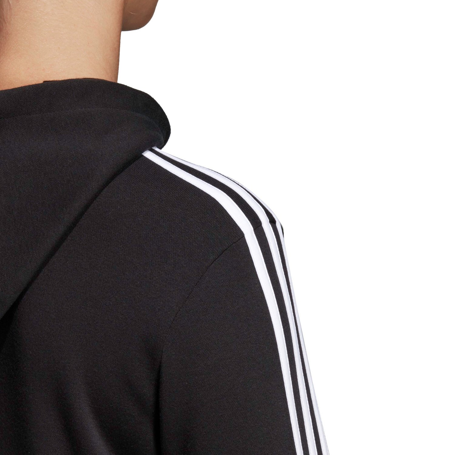 adidas Women's Essentials 3-Stripes Fleece Hoodie                                                                                - view number 8