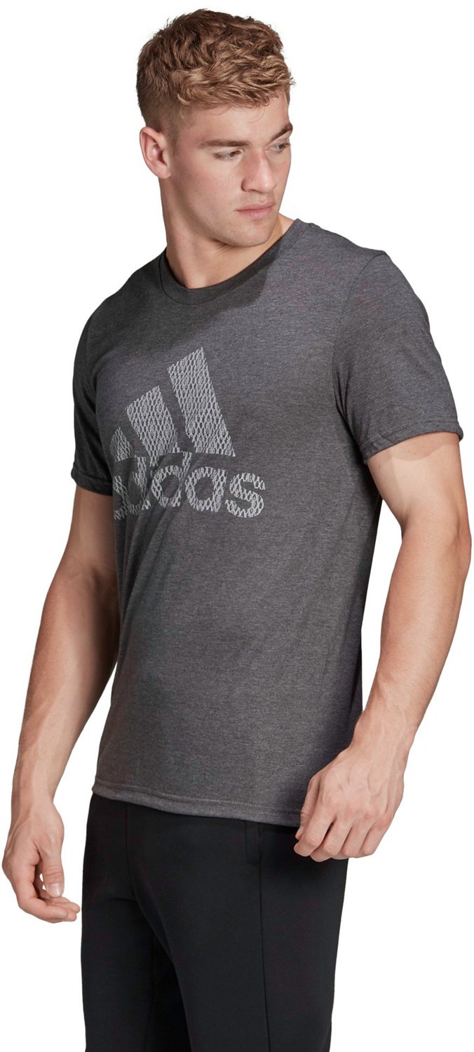 adidas Men's Badge of Sport Mesh Invert T-shirt - view number 3