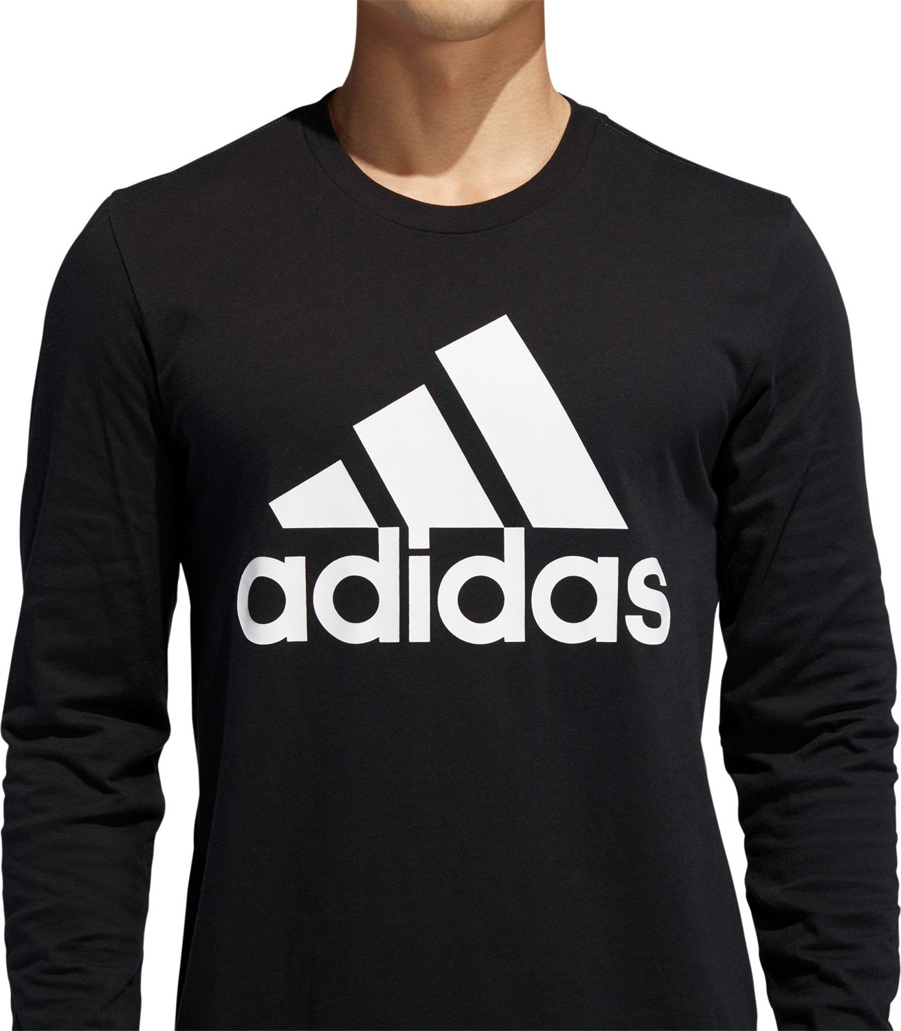 adidas Men's Basic Badge of Sport Long Sleeve T-shirt - view number 6