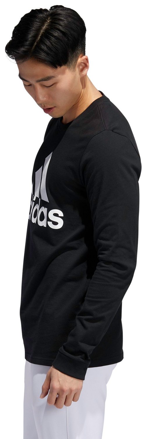 adidas Men's Basic Badge of Sport Long Sleeve T-shirt - view number 3