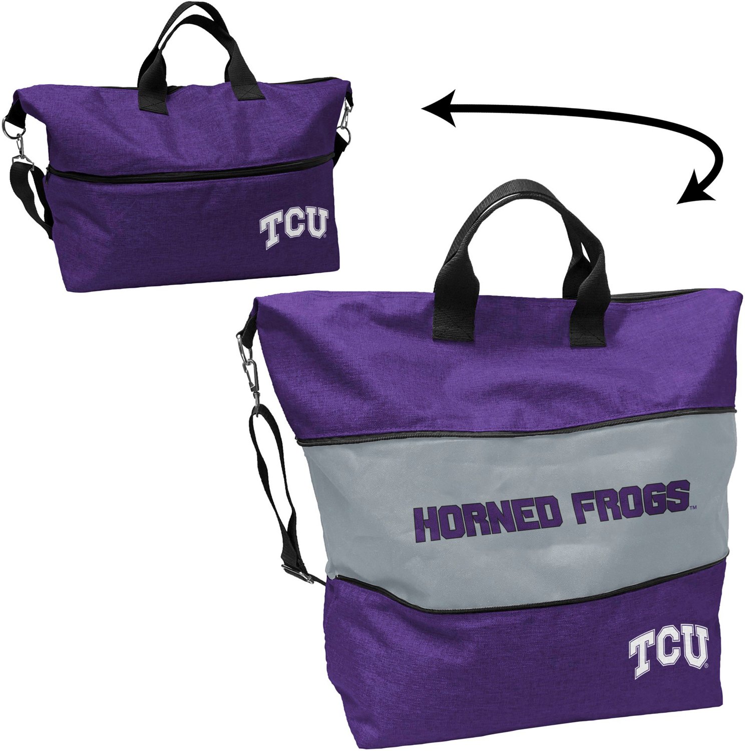 Logo Texas Christian University Cross Expand Tote