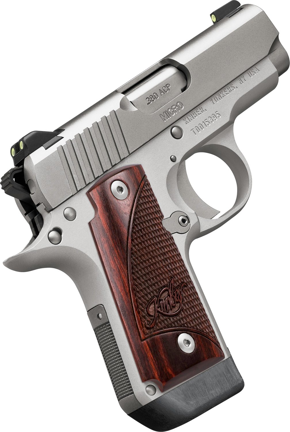 Kimber Micro Stainless Rosewood .380 Pistol                                                                                      - view number 2