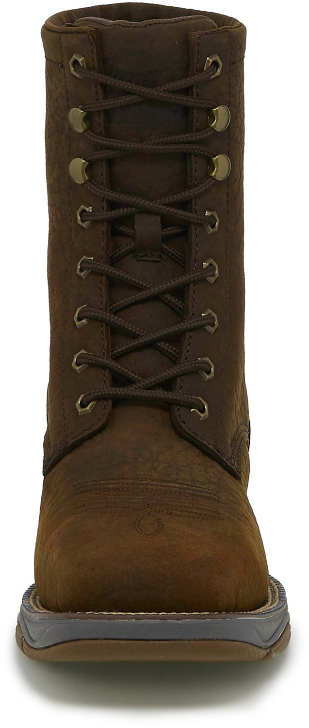 Tony lama work shop boots lace up