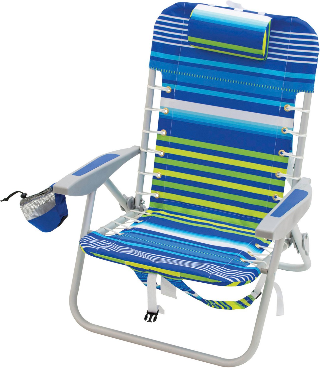 ShelterLogic Rio Gear Lace-Up Aluminum Beach Backpack Chair - view number 2