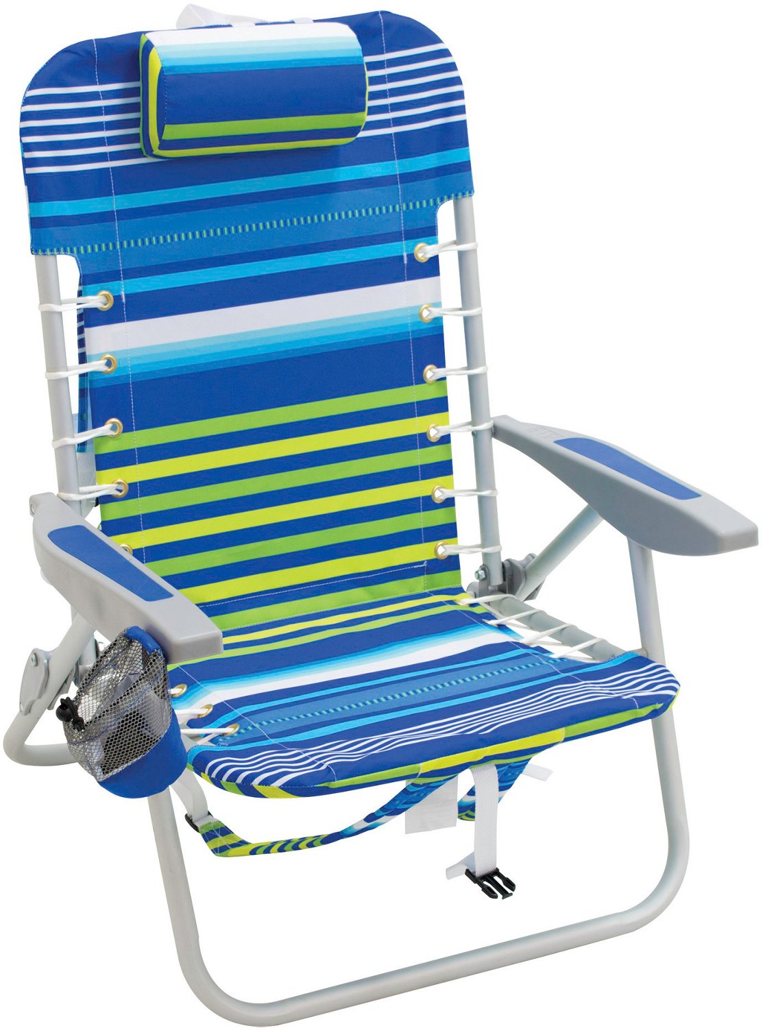 ShelterLogic Rio Gear Lace-Up Aluminum Beach Backpack Chair