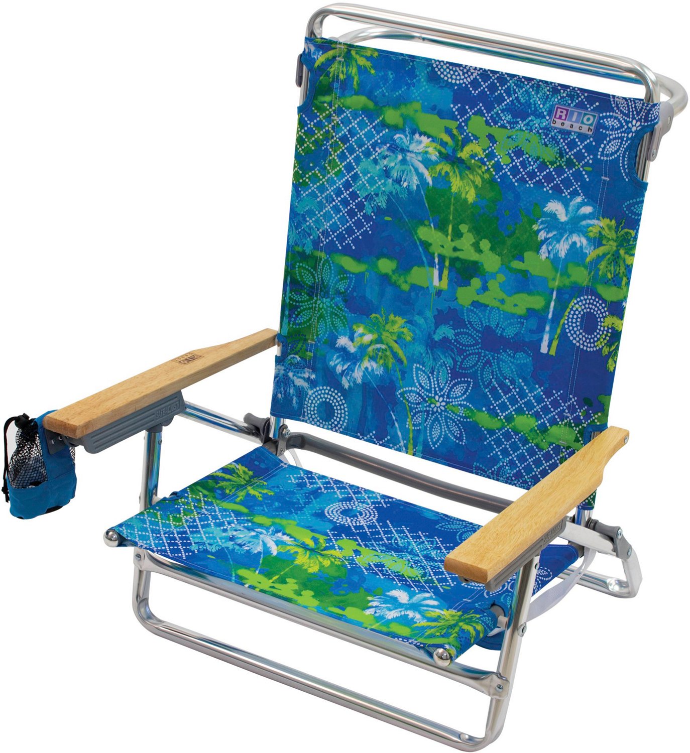 ShelterLogic Rio Beach 5-Position Lay Flat Designer Beach Chair - view number 3
