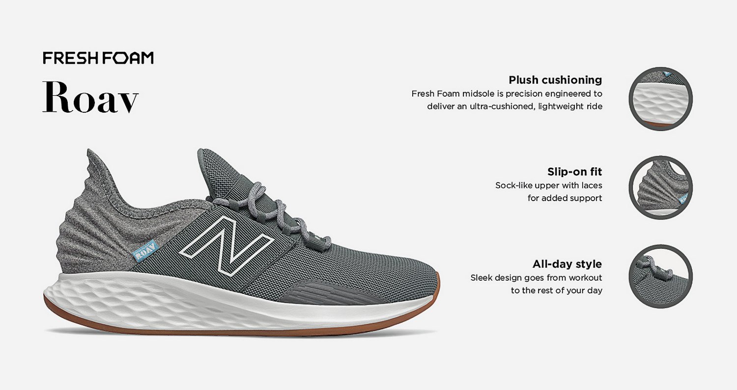 New Balance Men's Roav v1 Running Shoes - view number 4