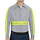 Red Kap Men's Enhanced Visibility Long Sleeve Work Shirt                                                                         - view number 1 image