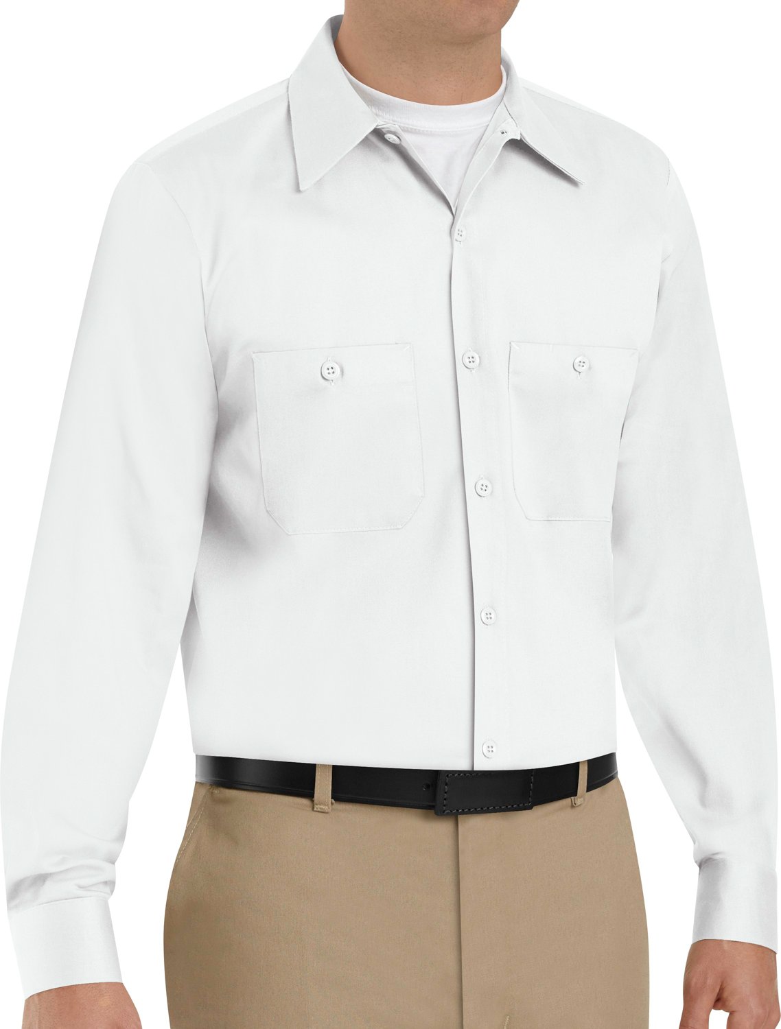 Red Kap Men's Wrinkle Resistant Cotton Long Sleeve Work Shirt