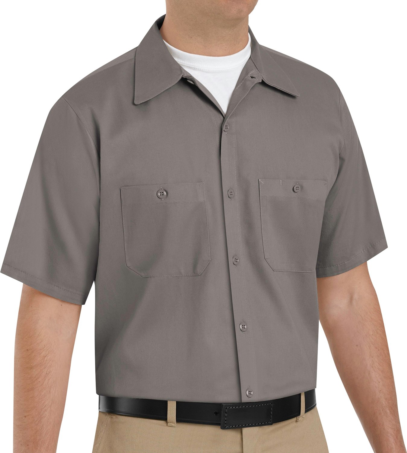 Red Kap Men's Wrinkle Resistant Cotton Work Shirt