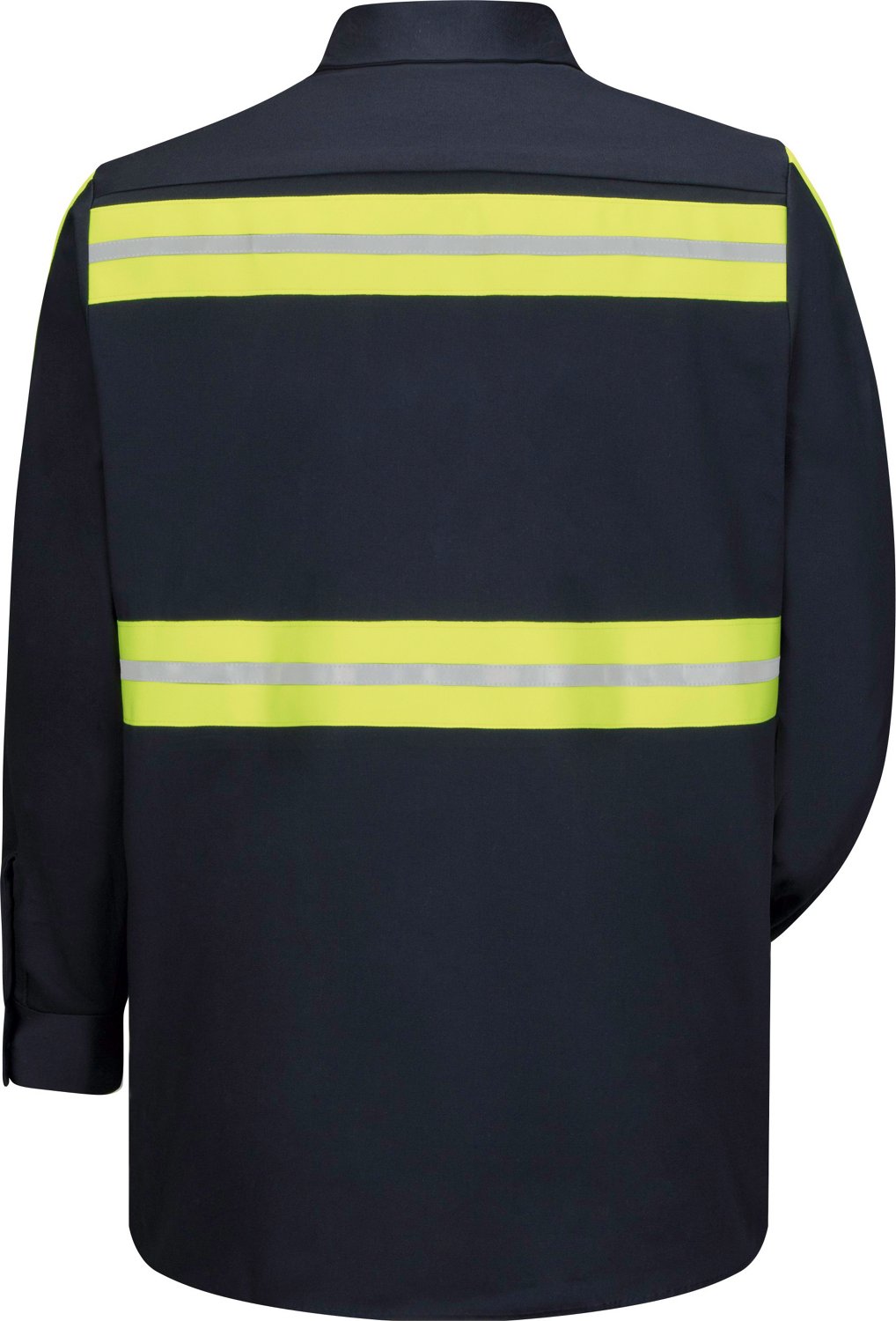 Red Kap Men's Enhanced Visibility Long Sleeve Work Shirt                                                                         - view number 3