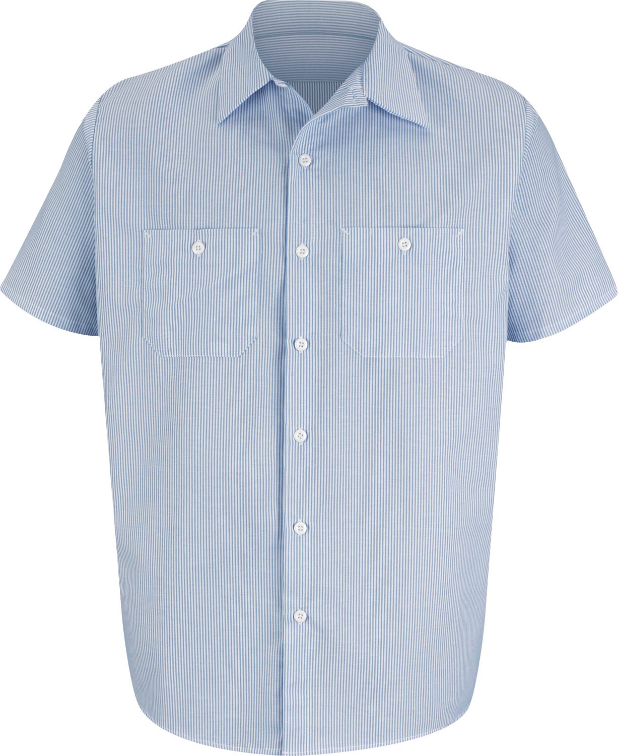 Red Kap Men's Industrial Stripe Long Sleeve Work Shirt - view number 1