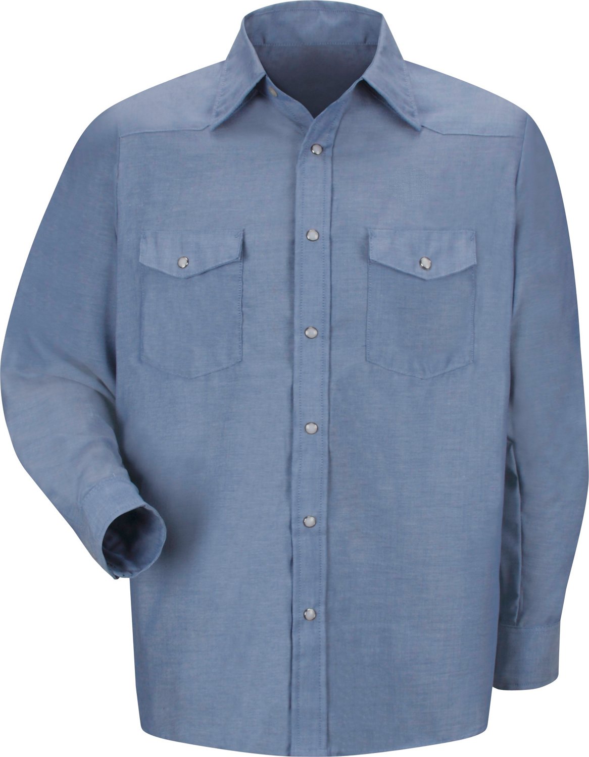 Red Kap Men's Deluxe Western Style Long Sleeve Work Shirt                                                                        - view number 4