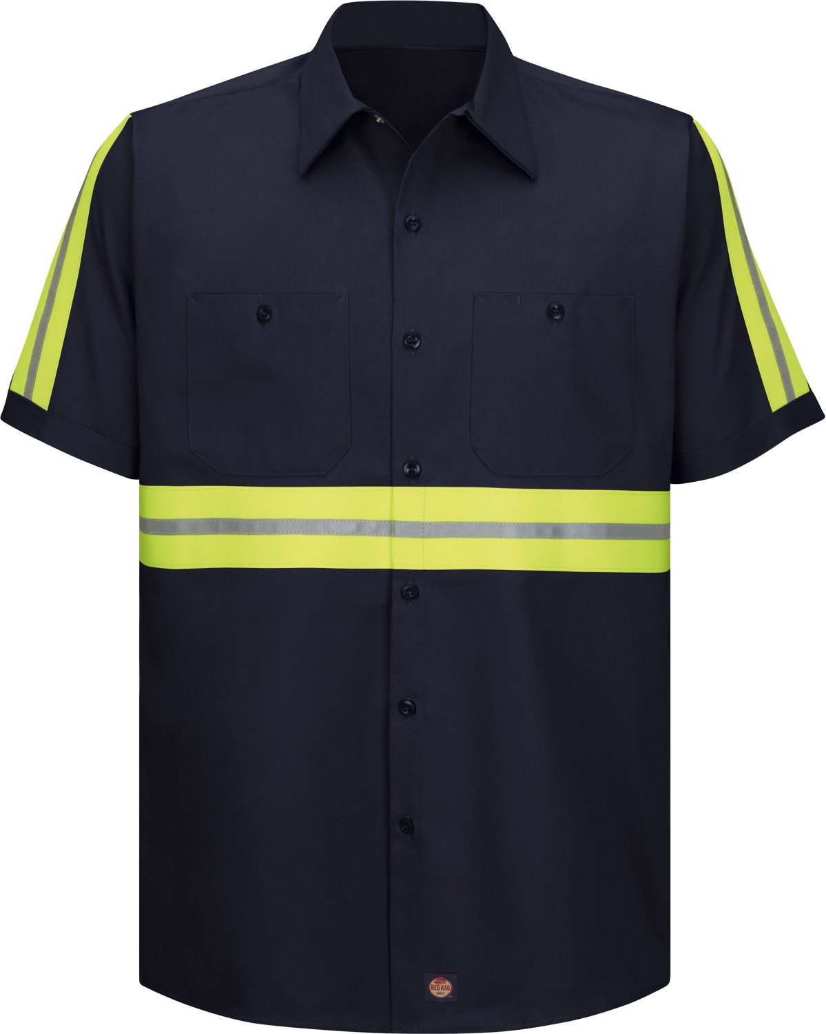Red Kap Men's Enhanced Visibility Short Sleeve Work Shirt                                                                        - view number 2