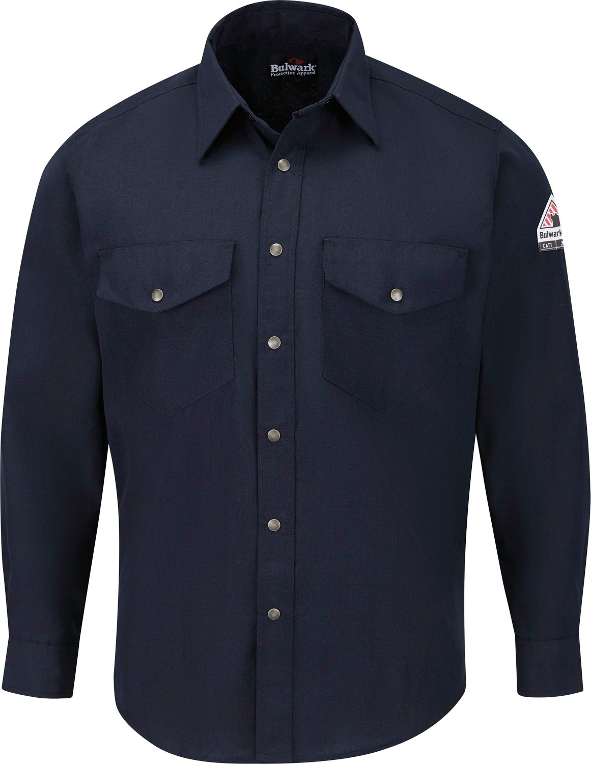Bulwark Men's Nomex IIIA Snap Front Long Sleeve Uniform Work Shirt - view number 1