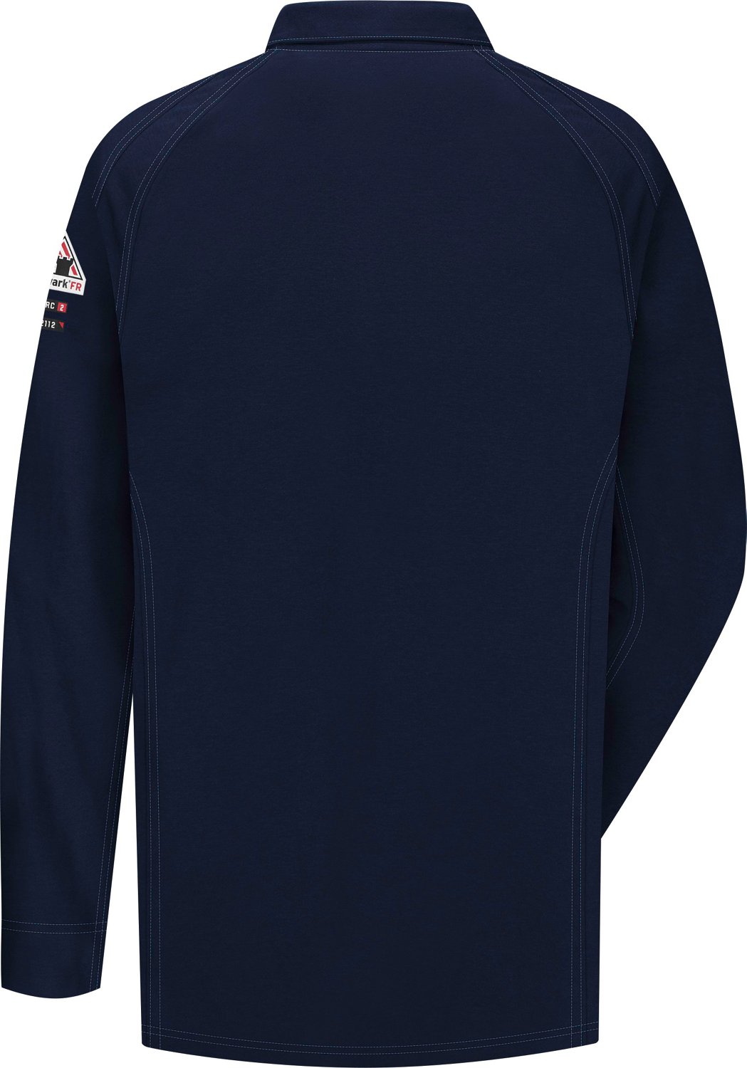 Bulwark Men's iQ Series Comfort Knit 1/4 Zip Long Sleeve Work Polo Shirt - view number 2