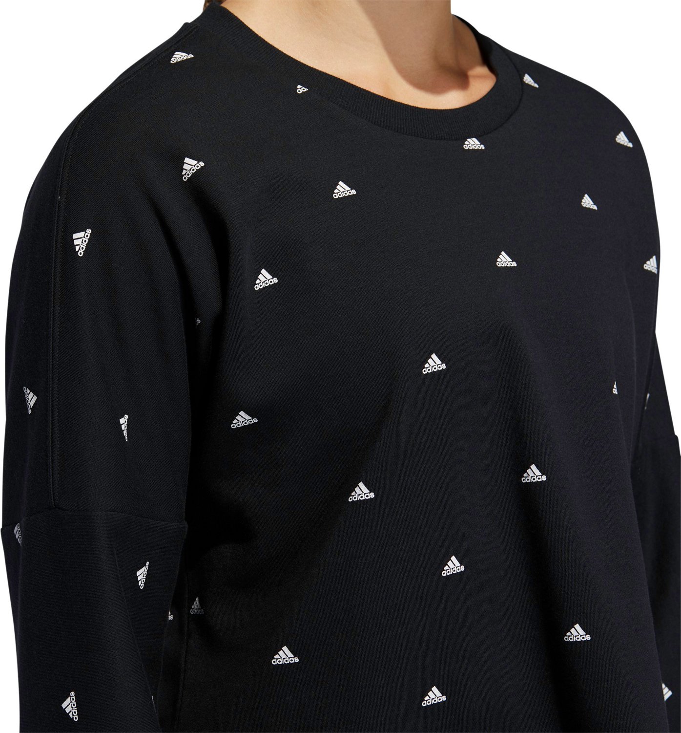adidas Women's AOP Hyper Long Sleeve Crew Neck T-shirt - view number 7