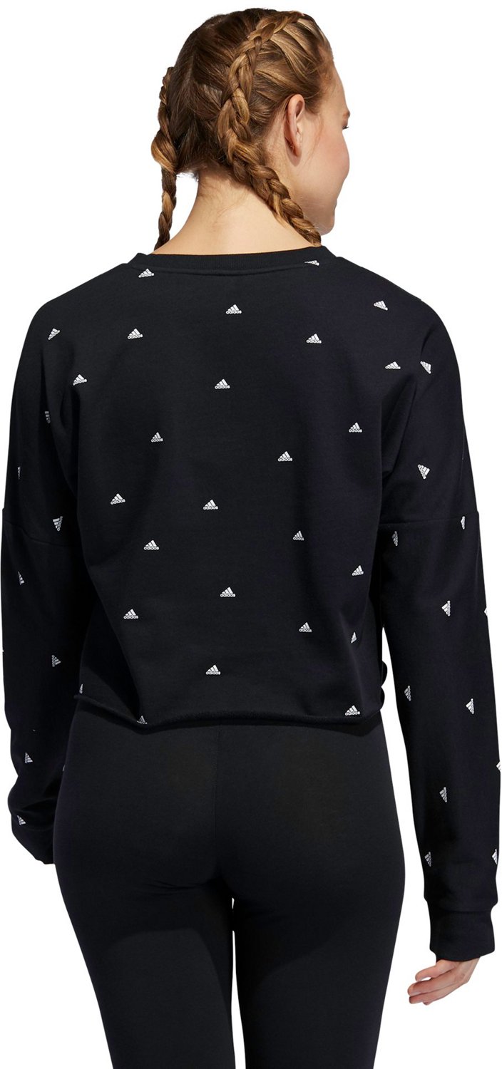 adidas Women's AOP Hyper Long Sleeve Crew Neck T-shirt - view number 2