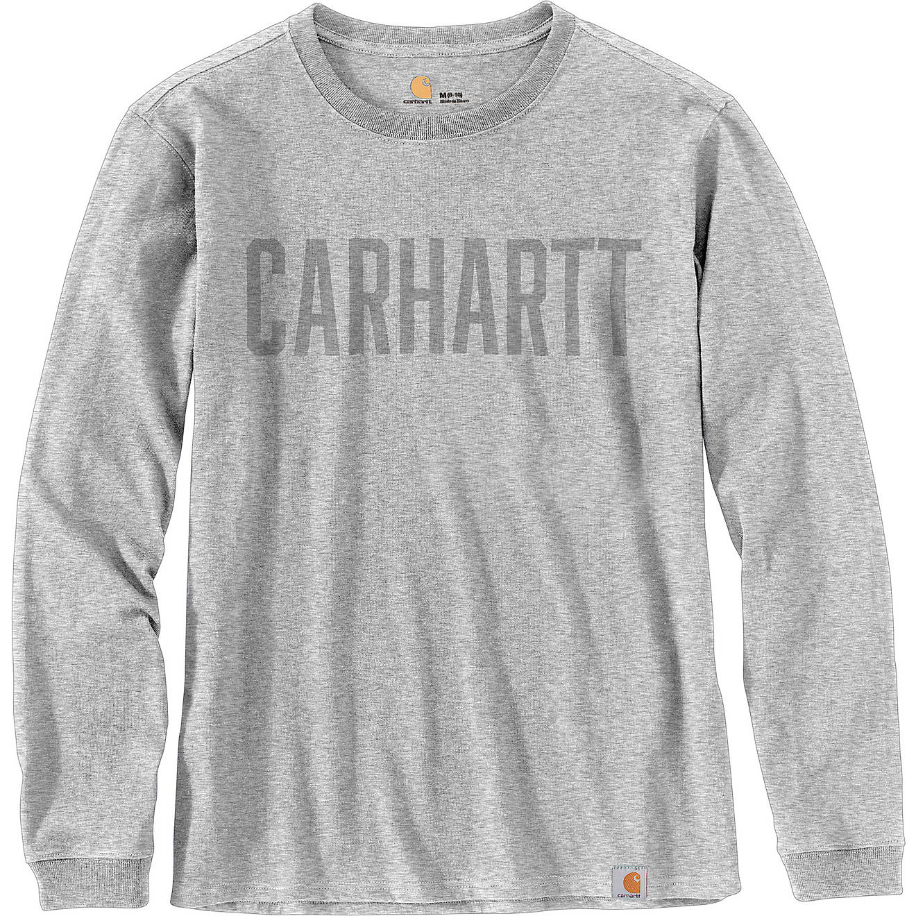 Carhartt Men's Workwear Block Logo Graphic Long Sleeve T-shirt | Academy