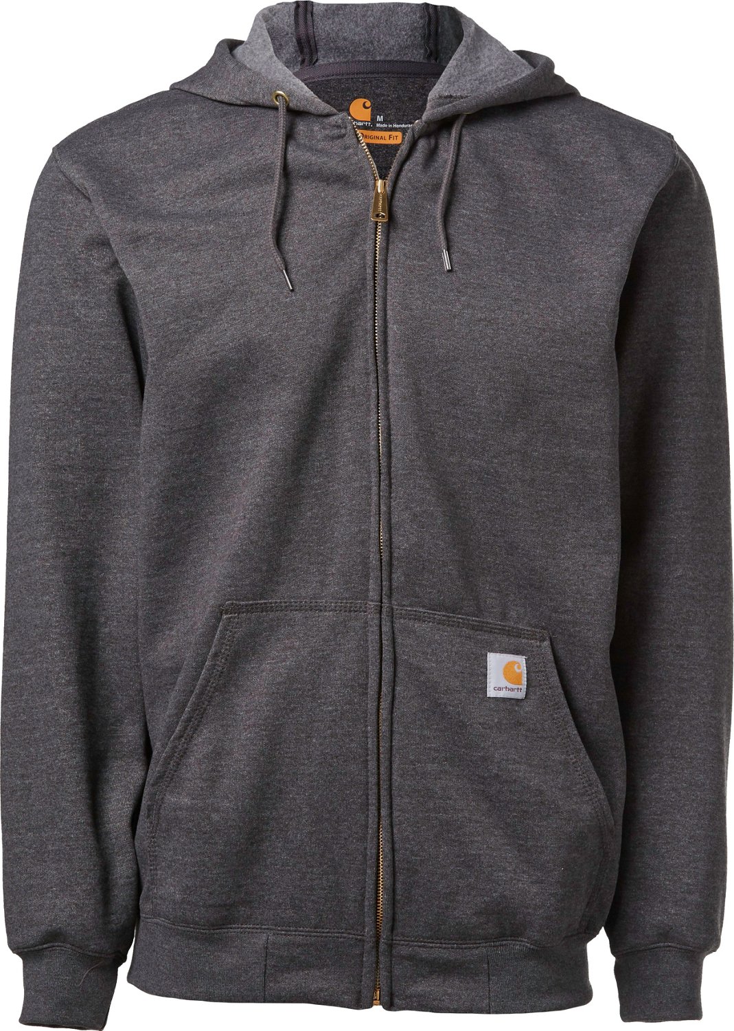 Carhartt Men's Midweight Hooded Zip Front Sweatshirt                                                                             - view number 2