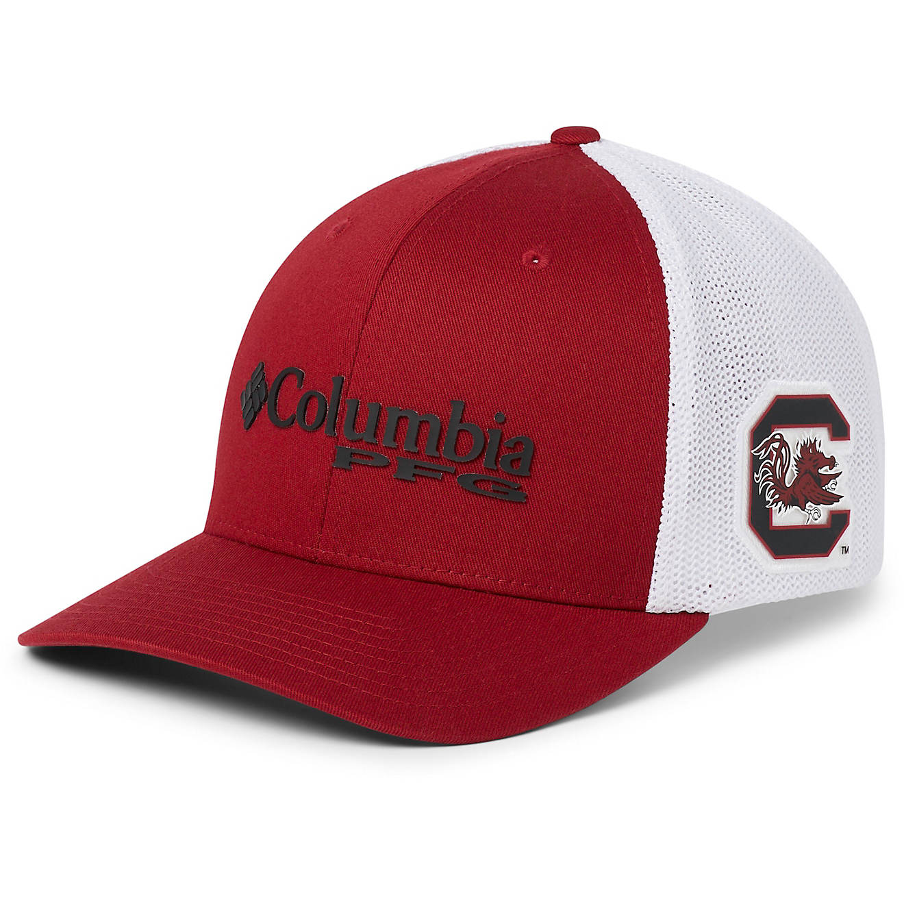 Columbia Sportswear Men's University of South Carolina Collegiate PFG Mesh  Ball Cap