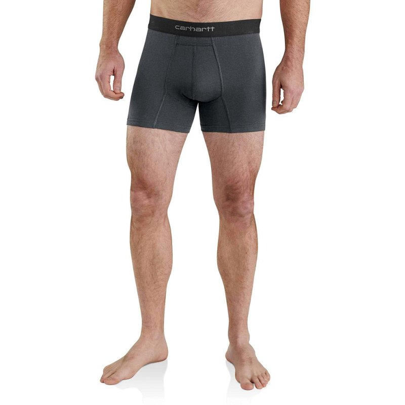 Carhartt Men's Cotton-Poly Boxer Briefs 2-Pack Dark Green, X-Large - Work Headwear/Accessories at Academy Sports