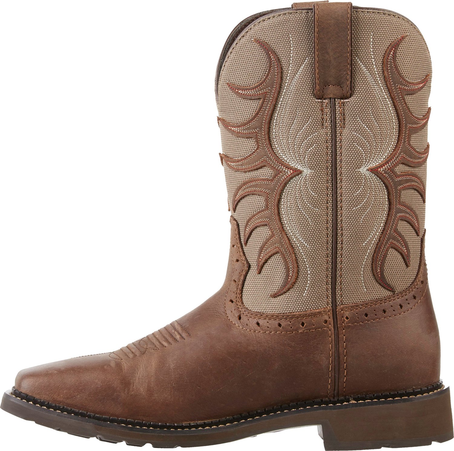 Justin Men's Stampede Waxy Wellington Work Boots                                                                                 - view number 2