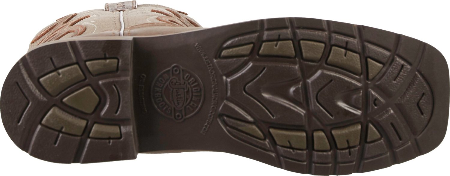 Justin Men's Stampede Waxy Wellington Work Boots                                                                                 - view number 4