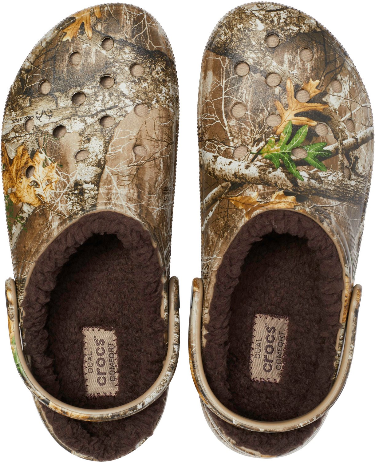 Crocs Men s Classic Realtree Edge Fuzz Lined Clogs Academy