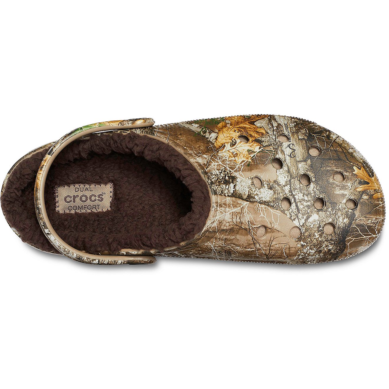 Crocs Men's Classic Realtree Edge Fuzz-Lined Clogs                                                                               - view number 5