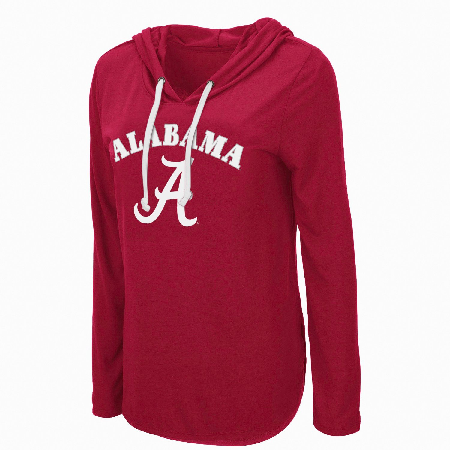 Colosseum Alabama Crimson Tide My Lover Lightweight Hooded Long Sleeve T-Shirt