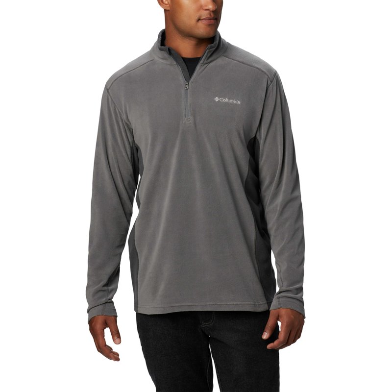 Columbia Sportswear Men's Klamath Range II 1/2 Zip Jacket City Grey/Shark, Medium - Men's Athletic Jackets at Academy Sports product image
