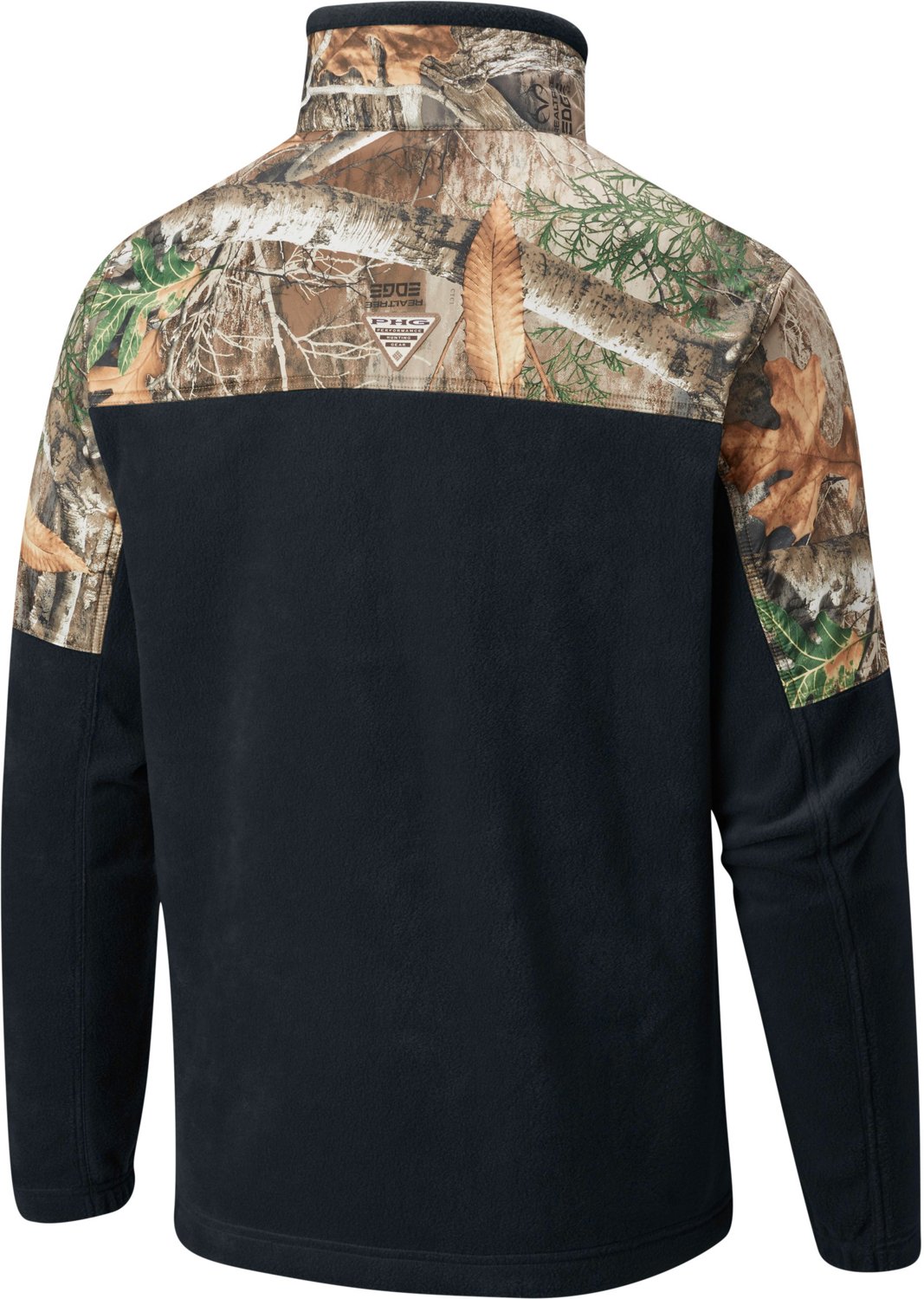 Columbia Sportswear Men's PHG Camo Fleece Overlay 1/4 Zip Pullover - view number 2