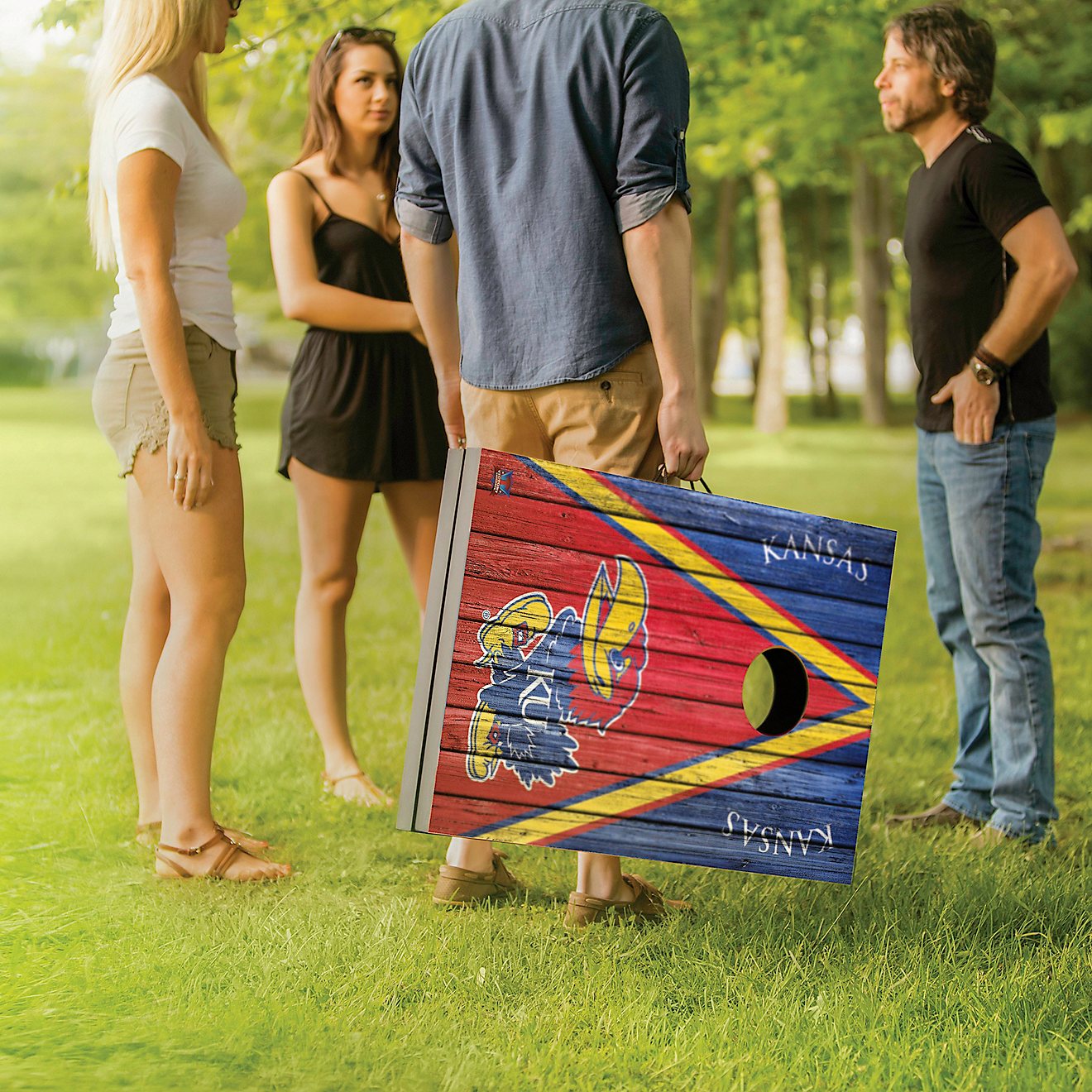 Victory Tailgate University of Kansas Bean Bag Toss Game                                                                         - view number 5